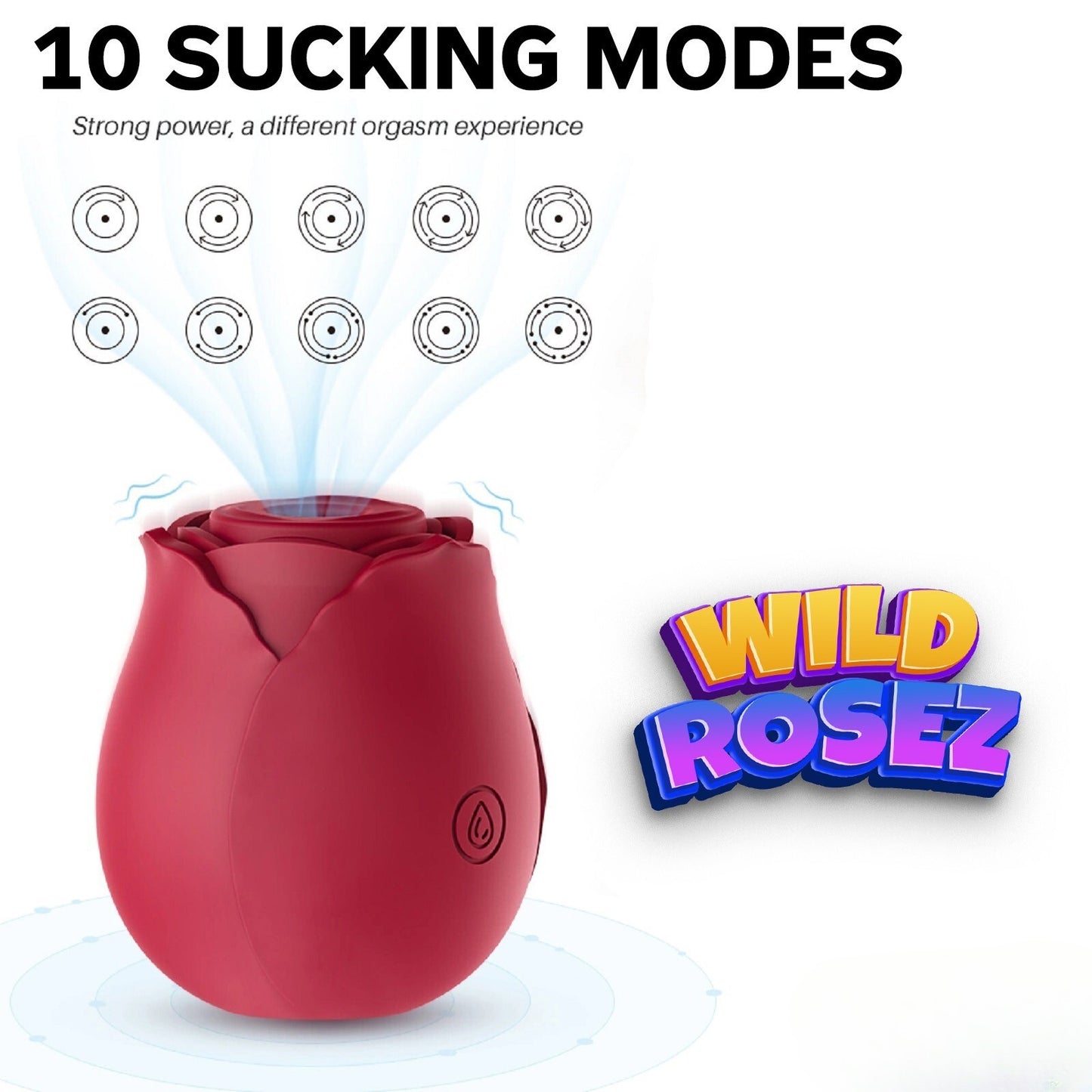 Roses Clitoral Stimulator Sucking Vibrator – Tongue Sucker for Women