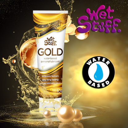 Wet Stuff GOLD Water-Based Personal Lubricant – Pump Bottle 100g