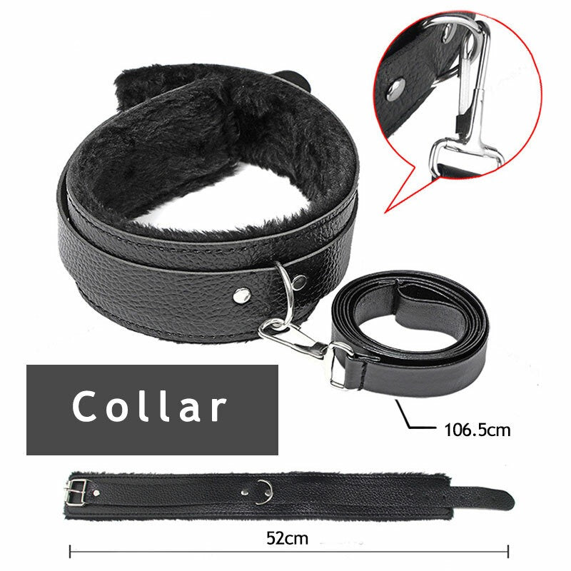 10 pcs Bondage Beginners/Starter Kit/Pack Cuffs Restraint Fetish Sex Toy BDSM