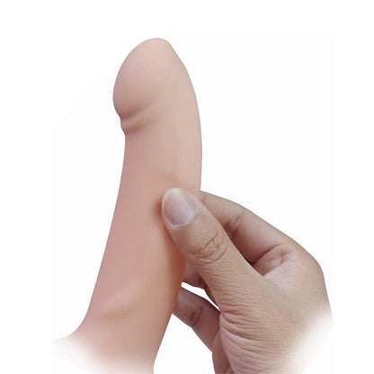 Realistic Dildo Hollow Strap on Dildo Silicone Penis Sleeve Extender Men Sex Toy