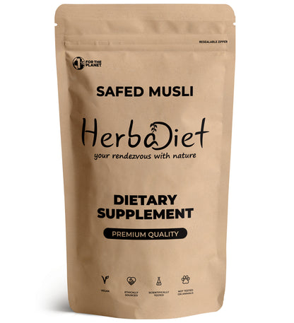 Organic Safed Musli Extract – Energy, Stamina & Vitality