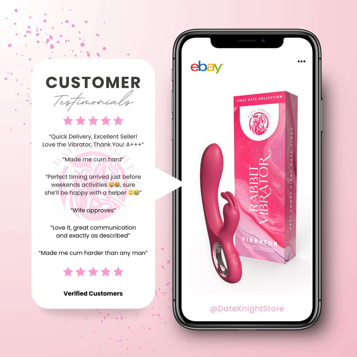 Rabbit Vibrator – Dual Motor, G-Spot & Clitoral Massager (Waterproof, Silicone)