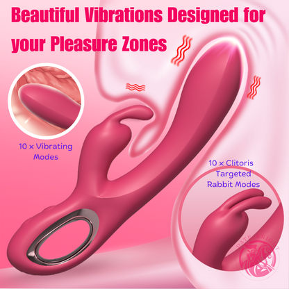 Rabbit Vibrator – Dual Motor, G-Spot & Clitoral Massager (Waterproof, Silicone)